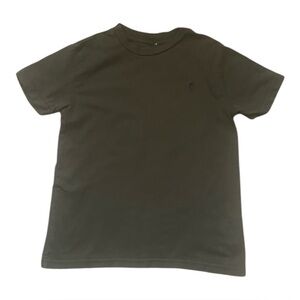 Polo Ralph Lauren casual classic green olive T-shirt Small round neck logo